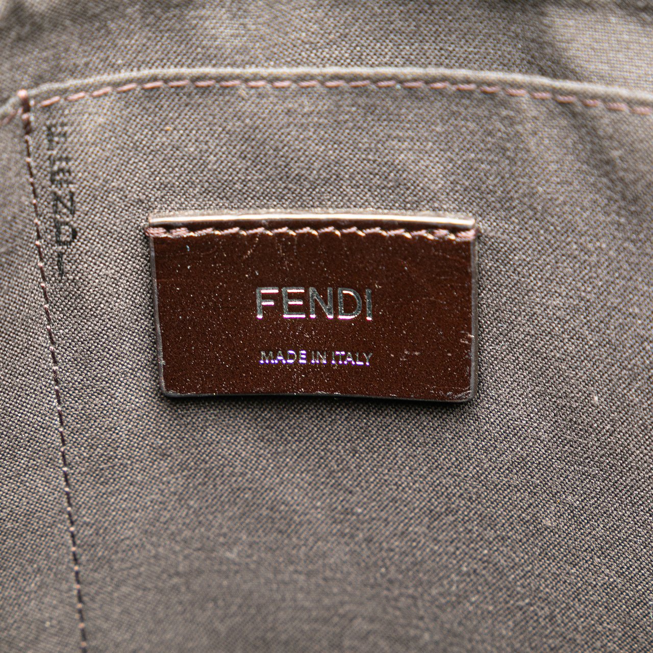 Fendi Zucca Coated Canvas Crossbody Bruin