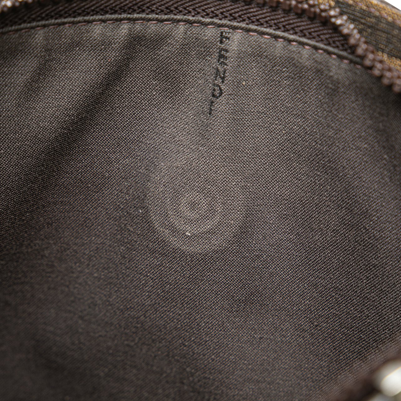 Fendi Zucca Coated Canvas Crossbody Bruin