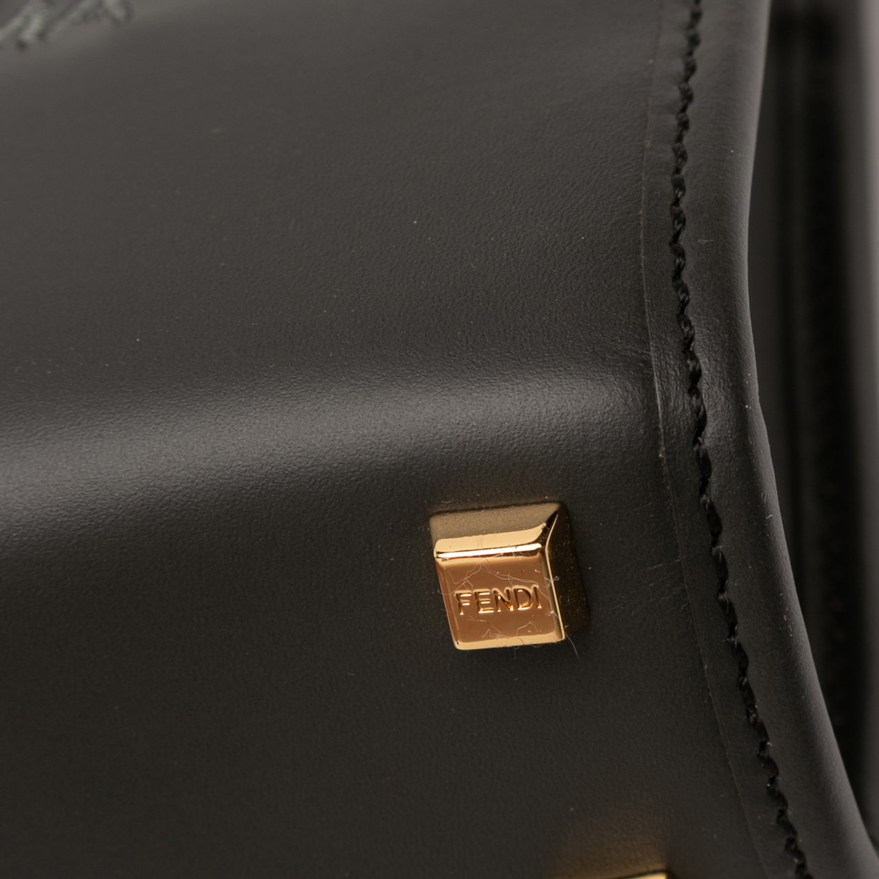 Fendi Mini Sunshine Shopper Tote Zwart