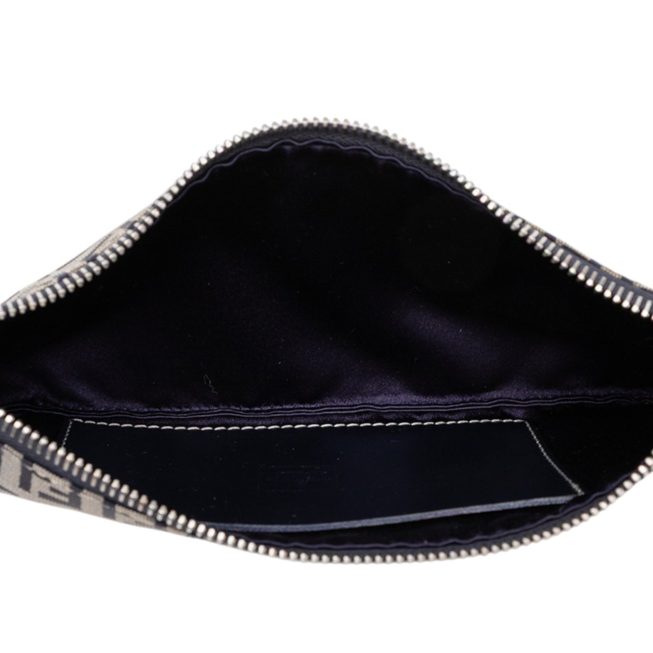 Fendi Zucchino Canvas Crossbody Grijs