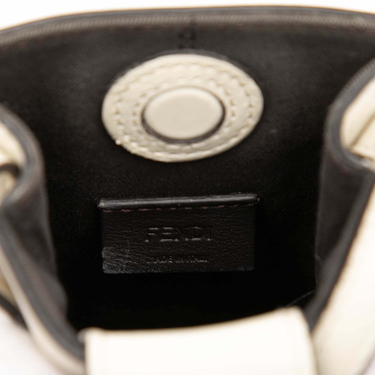 Fendi Leather Fendigraphy Phone Pouch Wit