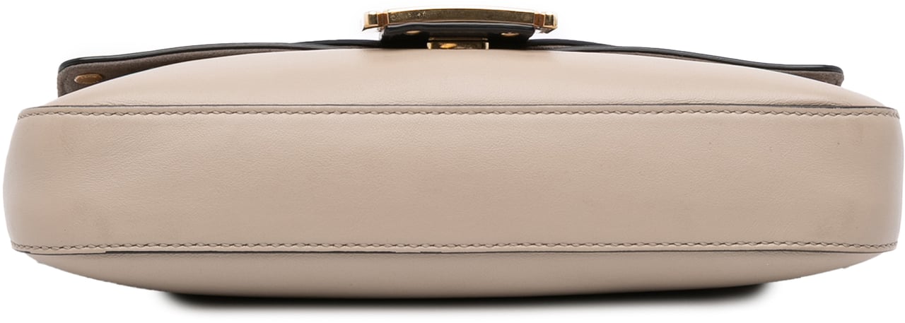 Fendi Medium Calfskin Flip Baguette Bruin