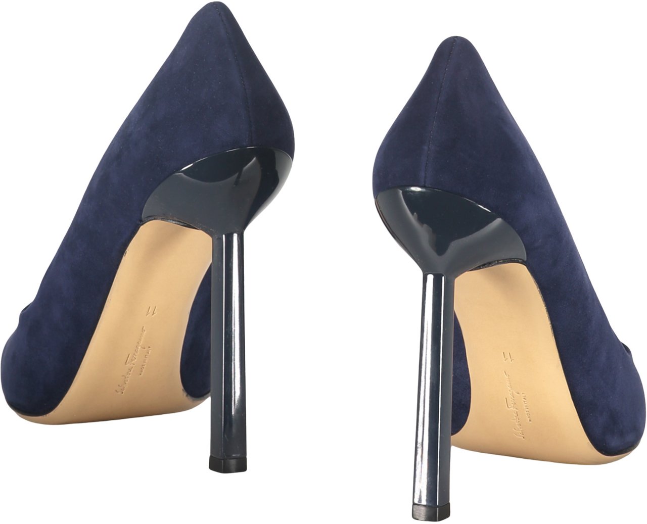 Ferragamo Suede pumps Zwart