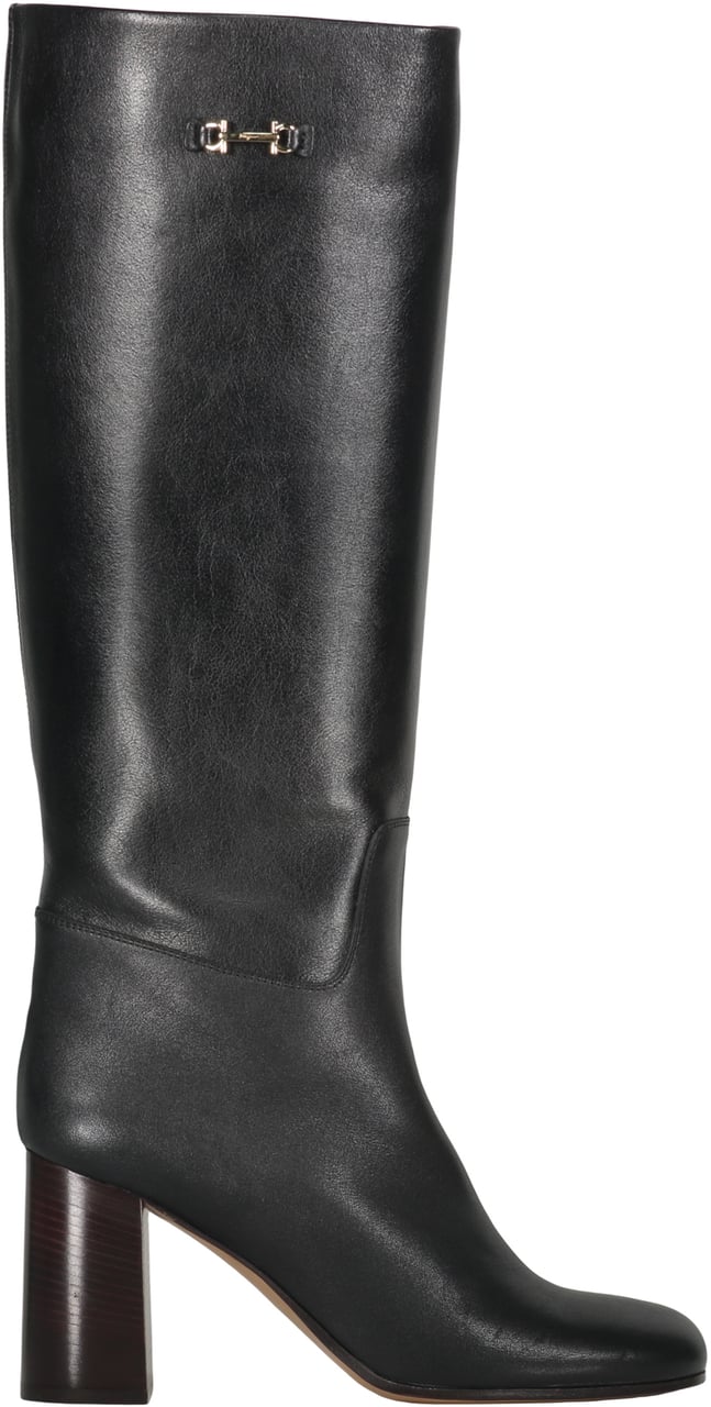 Ferragamo Leather boots Zwart