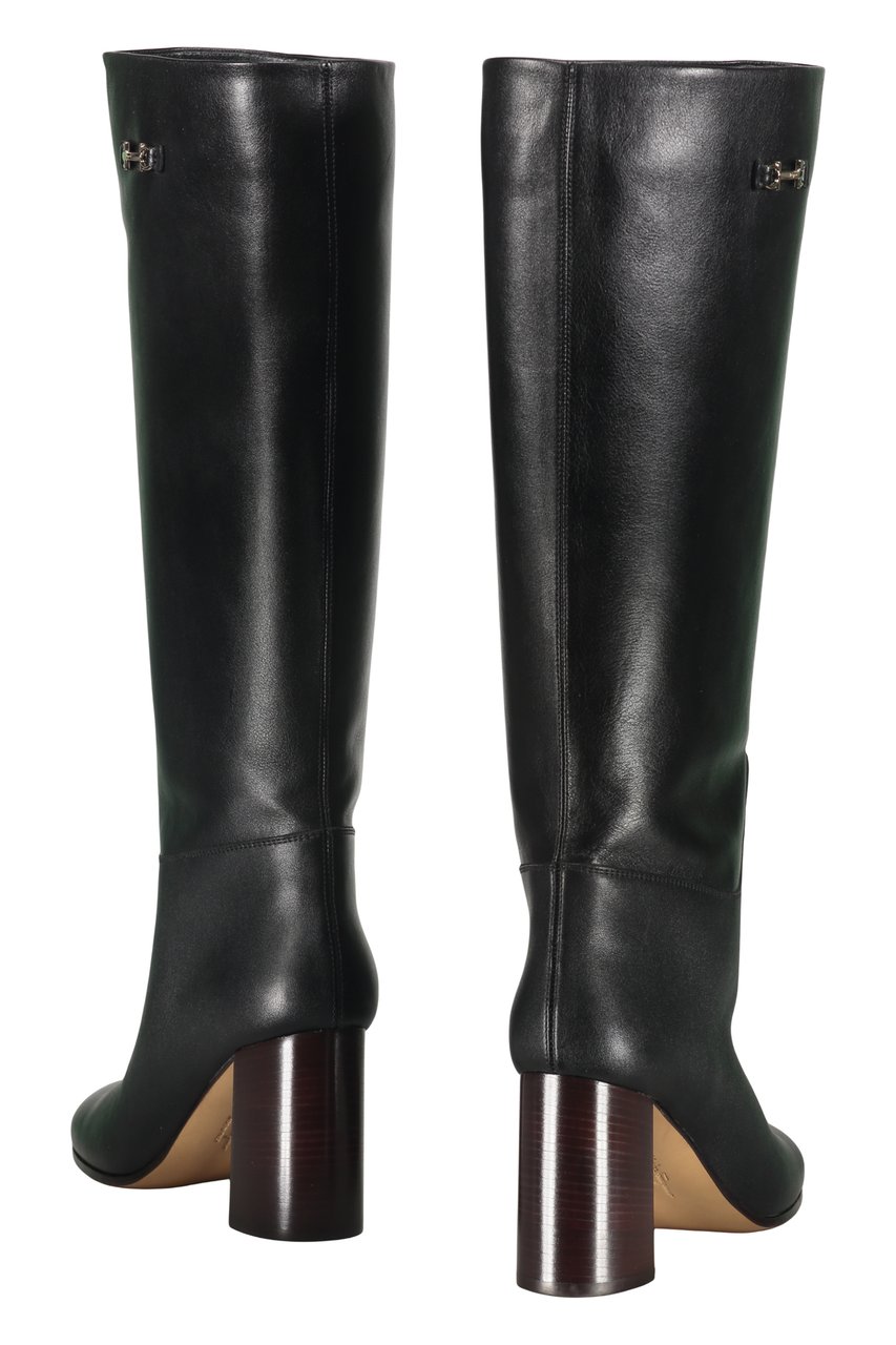 Ferragamo Leather boots Zwart