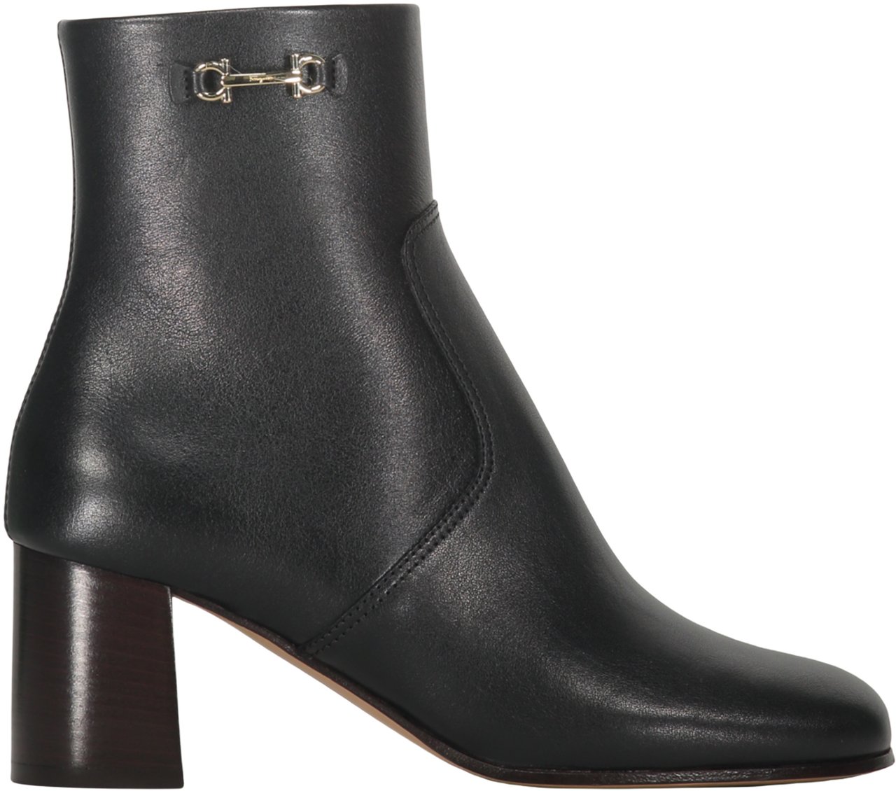 Ferragamo Leather ankle boots Zwart