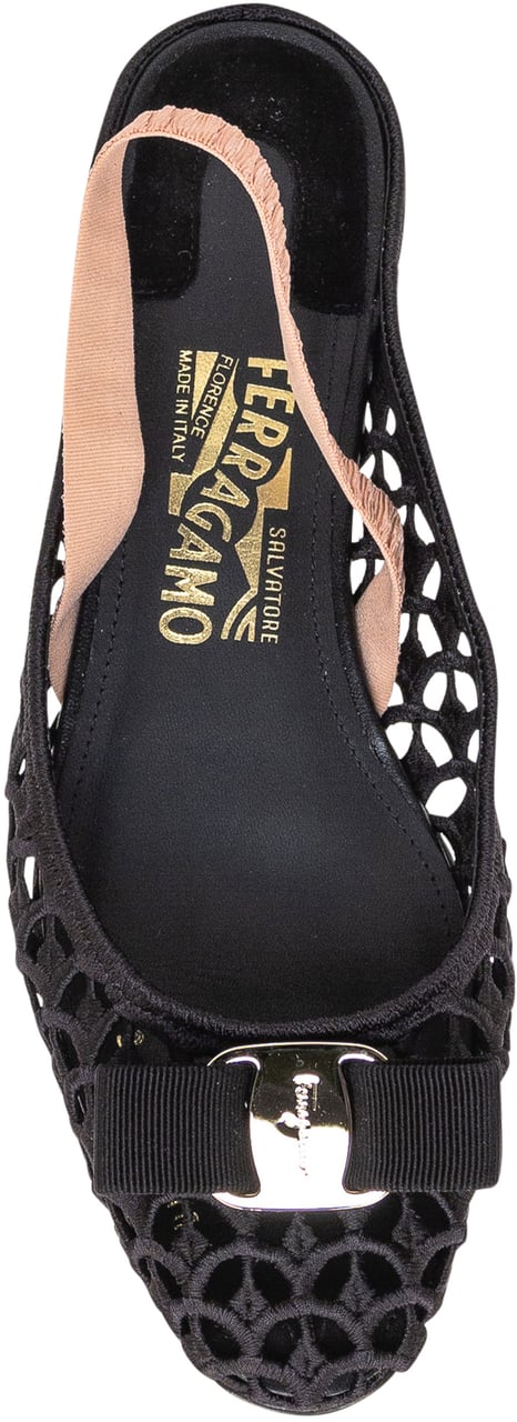 Ferragamo Ballerina Varina Zwart