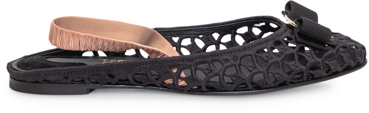 Ferragamo Ballerina Varina Zwart