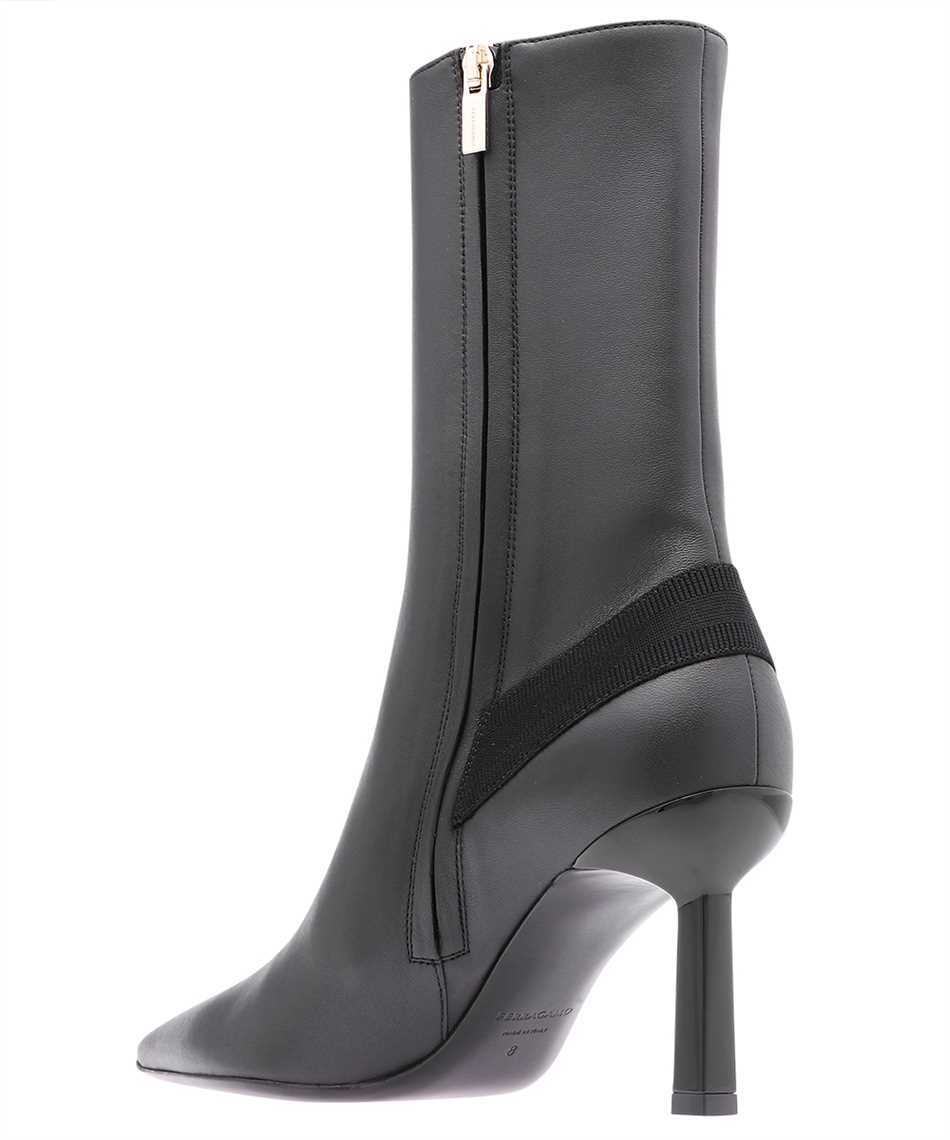 Ferragamo Virgilia leather boots Zwart