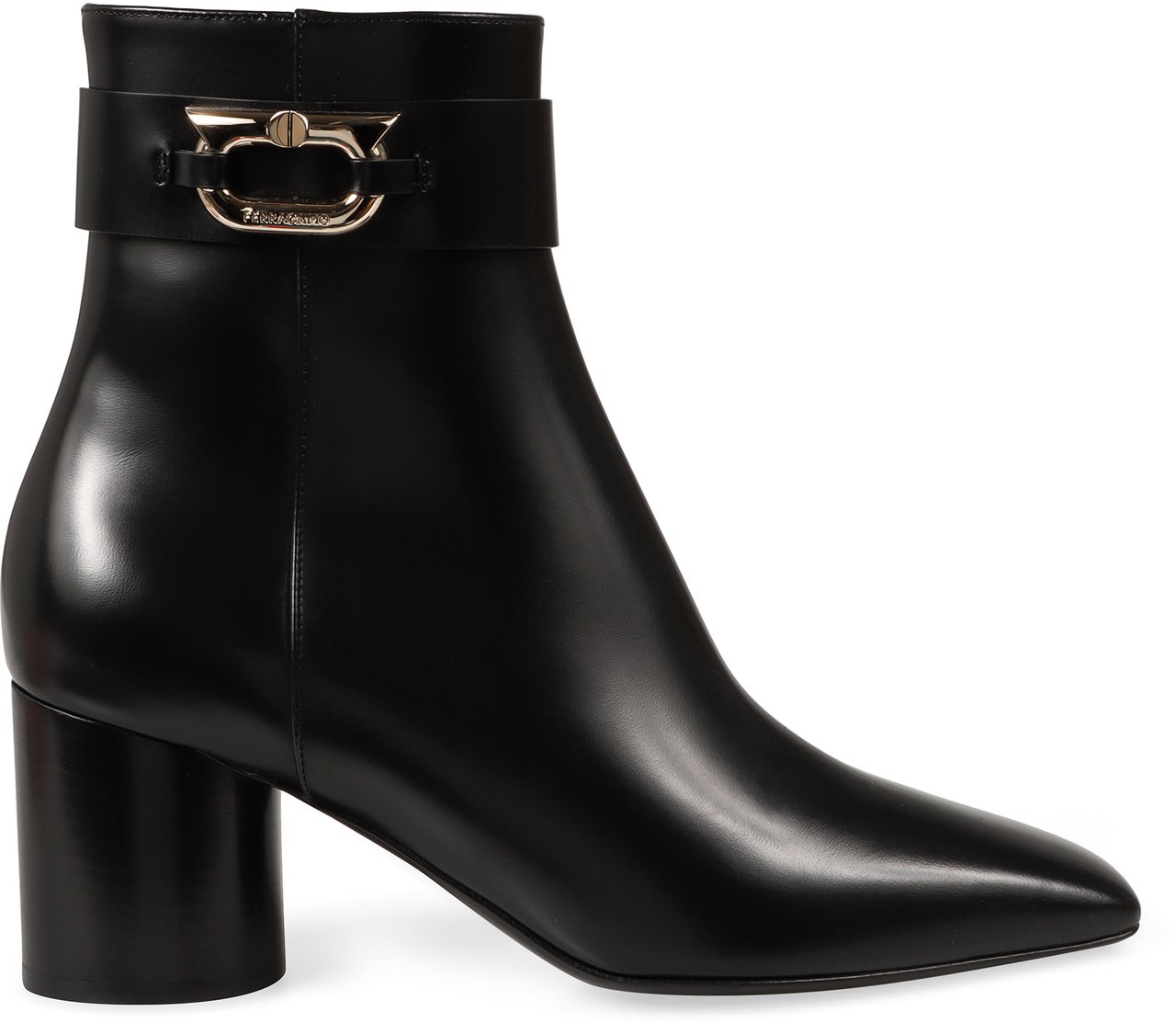 Ferragamo Leather ankle boots Zwart
