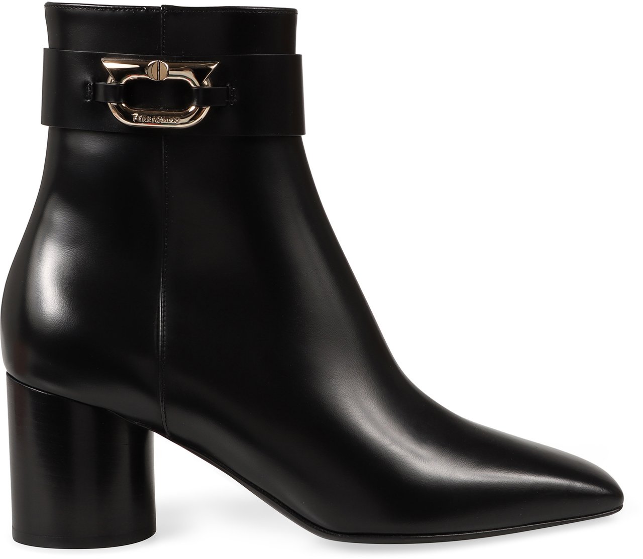 Ferragamo Leather ankle boots Zwart