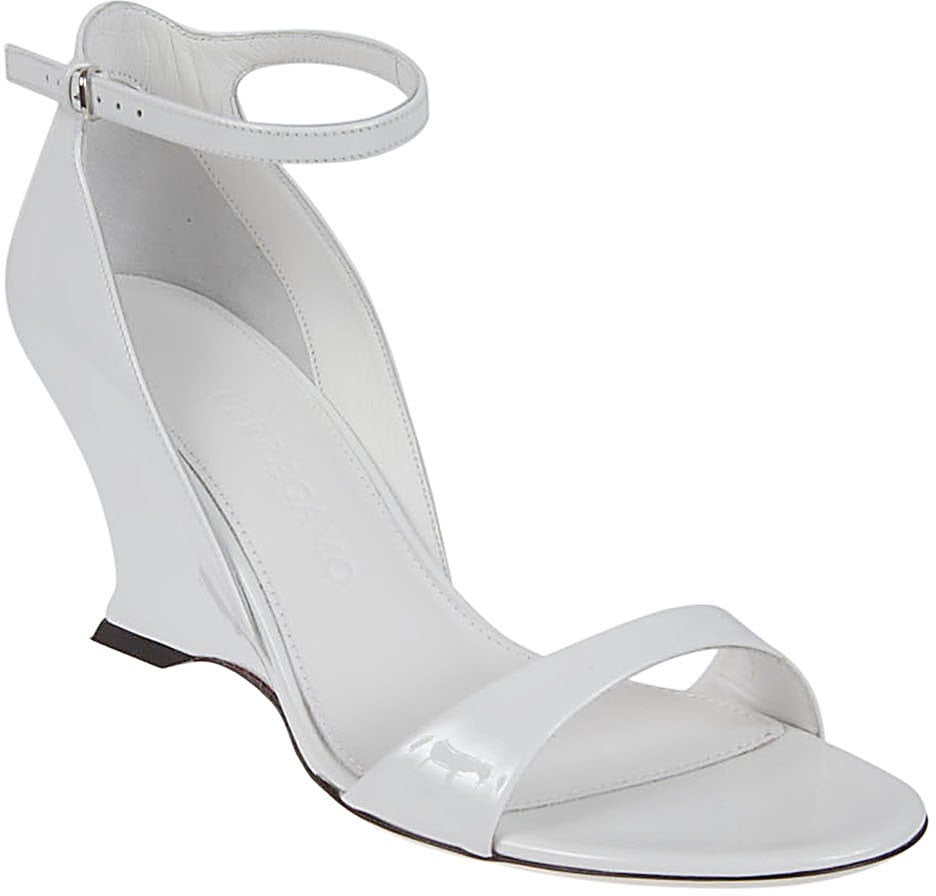 Ferragamo Sandals White Wit