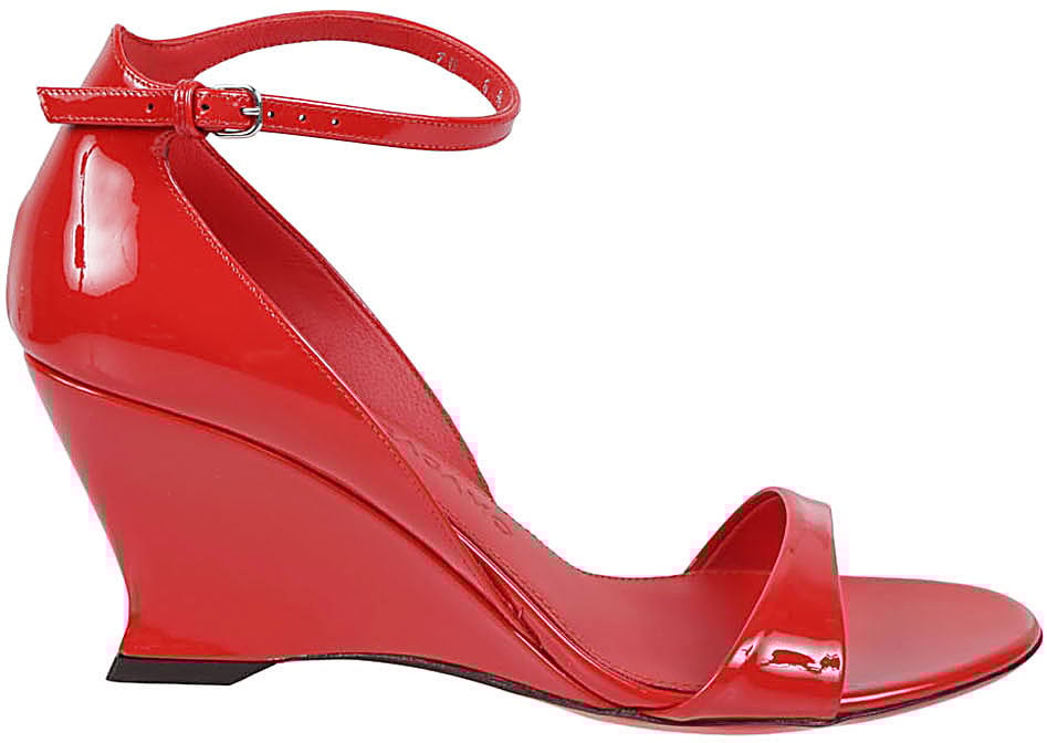 Ferragamo Sandals Red Rood