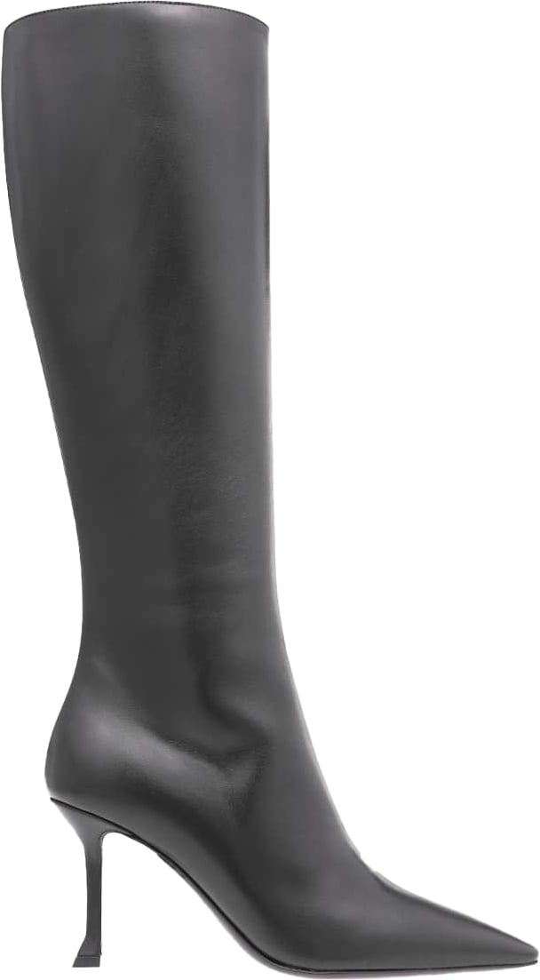 Ferragamo Leather boots Zwart