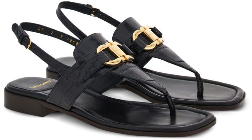 Ferragamo Sandals Black Zwart