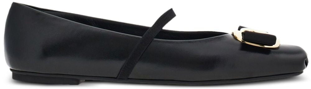 Ferragamo Flat Shoes Black Zwart