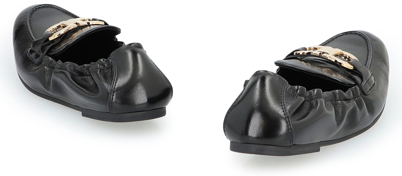 Ferragamo Jodie Leather loafers Zwart