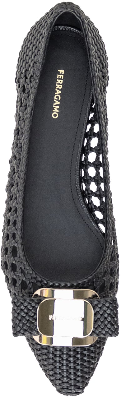Ferragamo Ballerina Zea Zwart