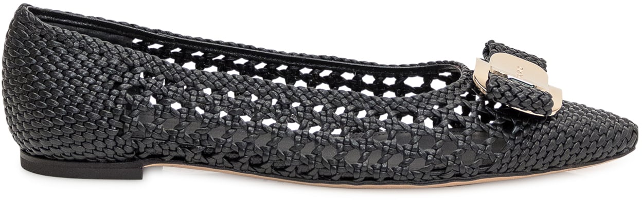 Ferragamo Ballerina Zea Zwart