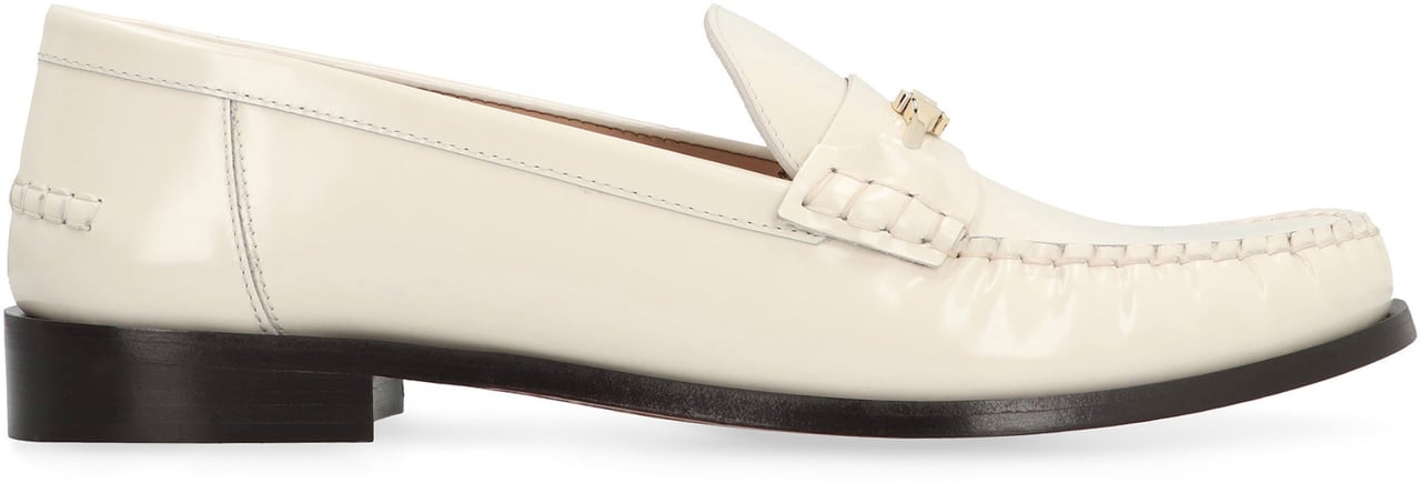 Ferragamo New Vara Leather loafers Neutraal
