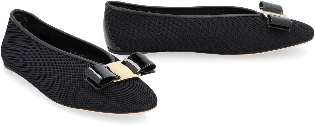 Ferragamo Vara Ballet flats Zwart