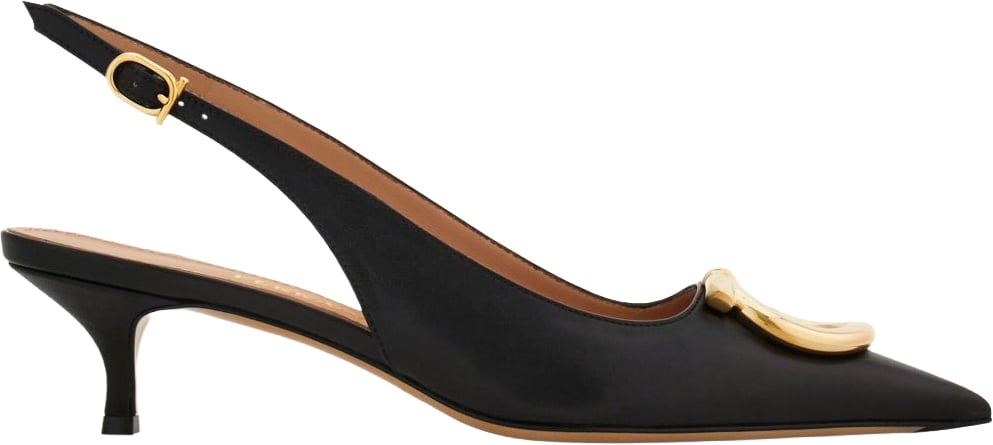 Ferragamo With Heel Black Zwart