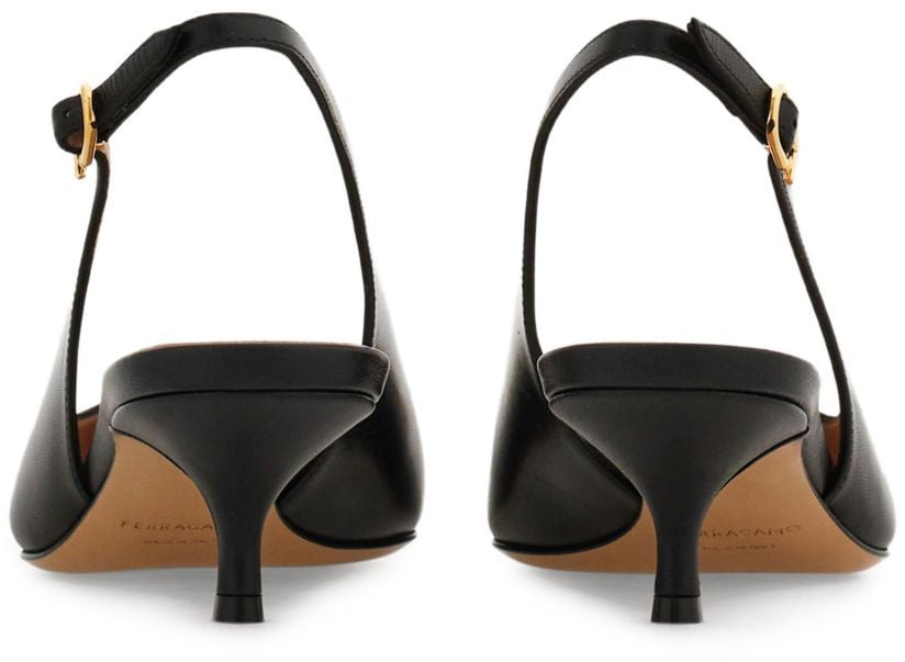 Ferragamo With Heel Black Zwart
