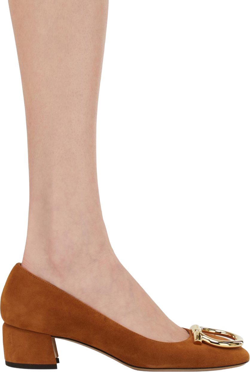 Ferragamo With Heel Luggage Beige