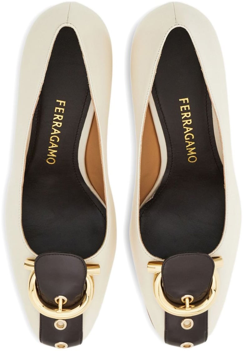 Ferragamo With Heel Marrone Wit