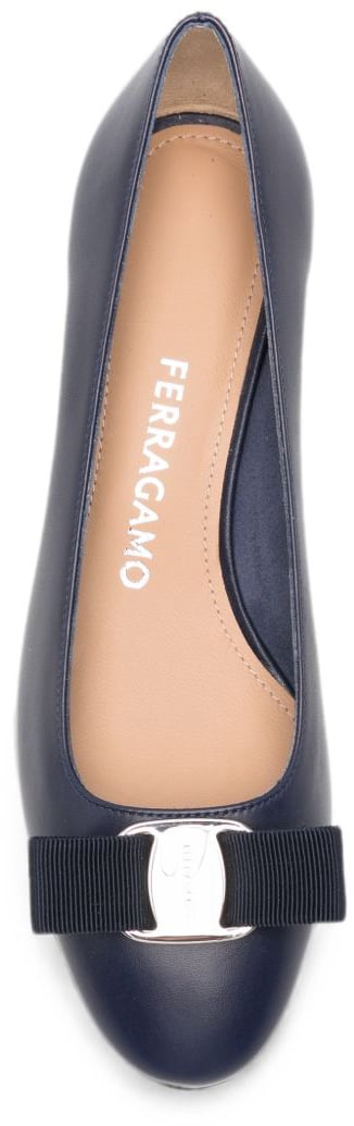Ferragamo With Heel Navy Navy