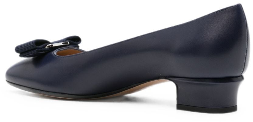 Ferragamo With Heel Navy Navy