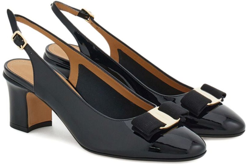 Ferragamo With Heel Black Zwart