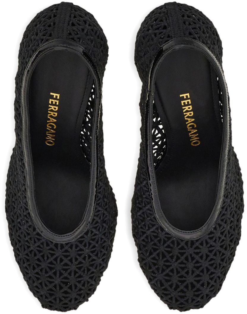 Ferragamo With Heel Black Zwart