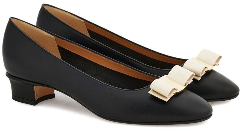 Ferragamo With Heel Black Zwart