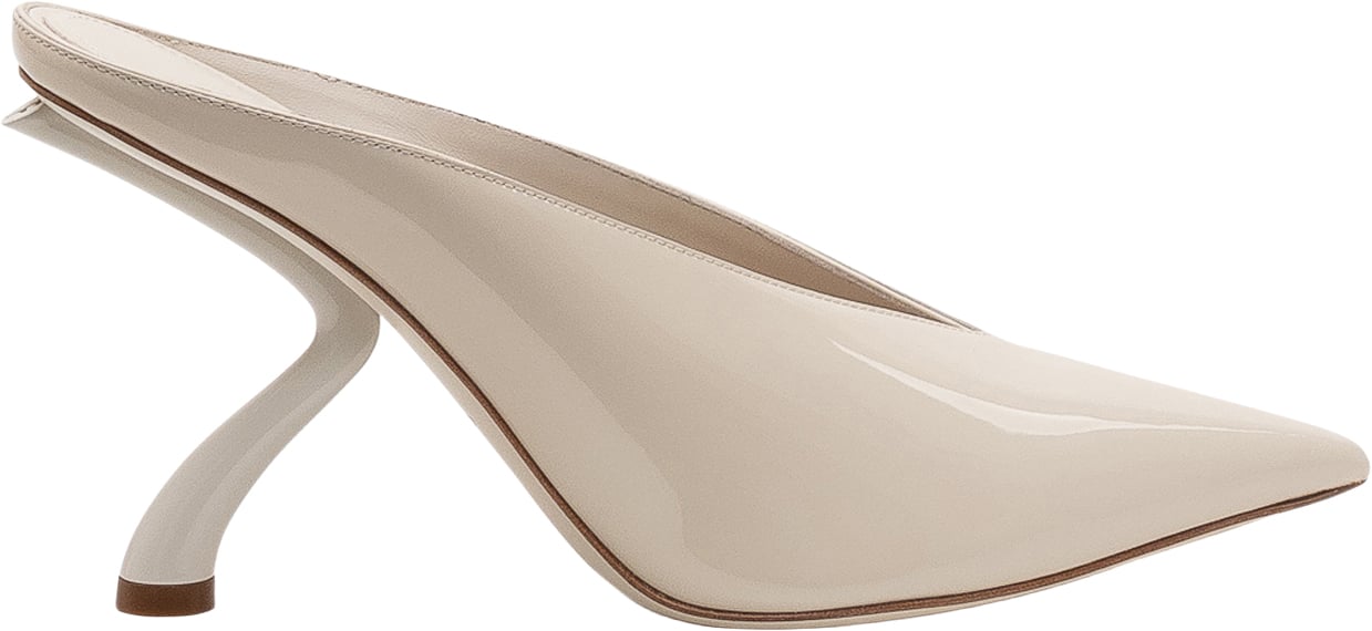 Ferragamo Scarpa Mule con Tacco Sagomato Wit