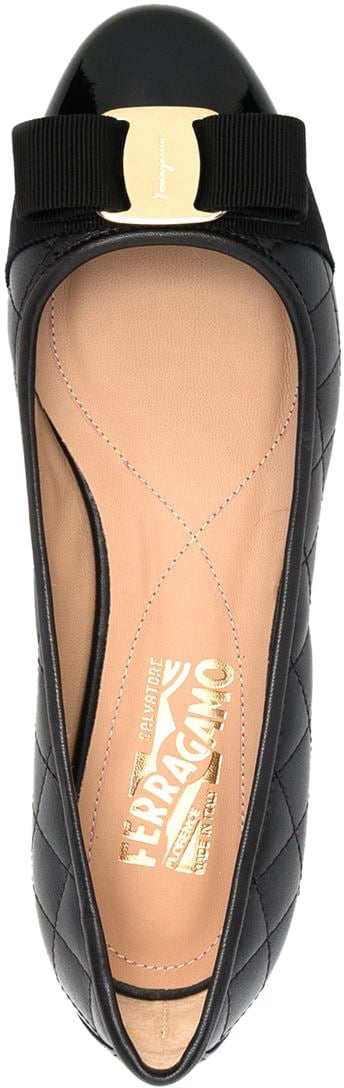 Ferragamo Flat Shoes Black Zwart