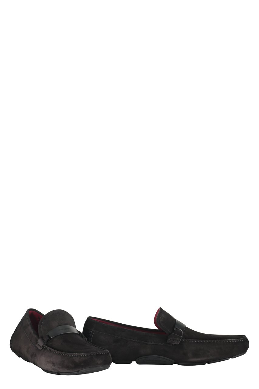 Ferragamo Leather loafers Zwart