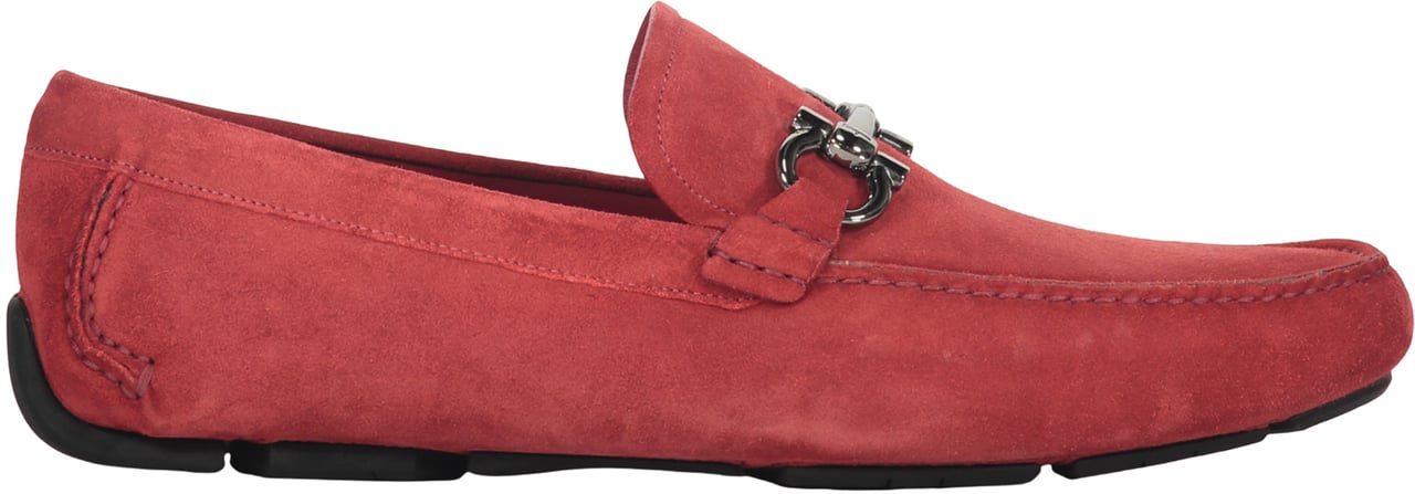 Ferragamo Leather loafers Rood