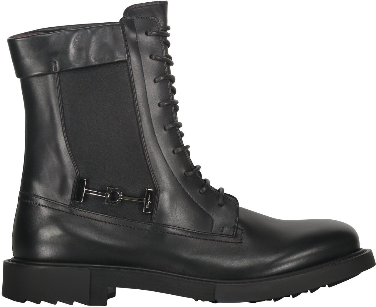 Ferragamo Lace-up ankle boots Zwart