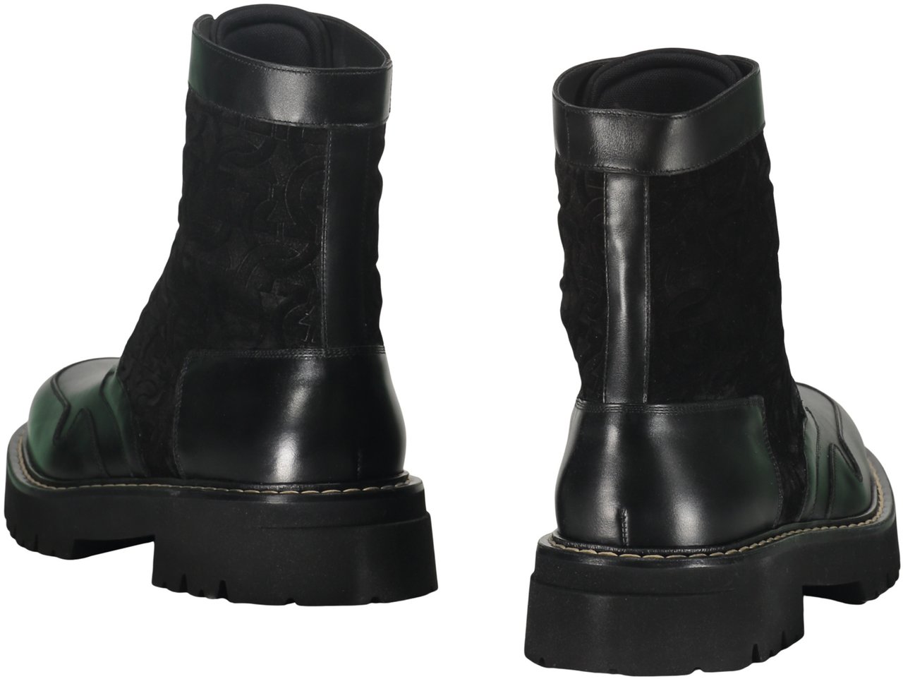 Ferragamo Lace-up ankle boots Zwart