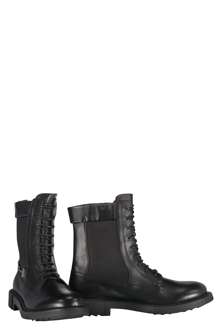 Ferragamo Lace-up ankle boots Zwart