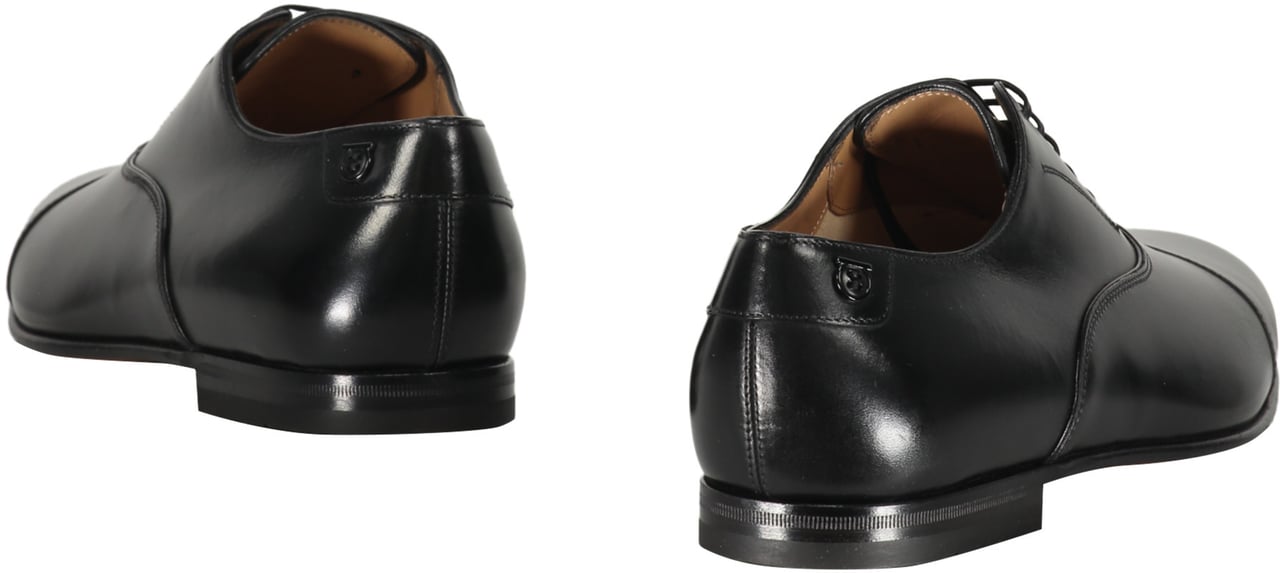 Ferragamo Leather lace-up shoes Zwart