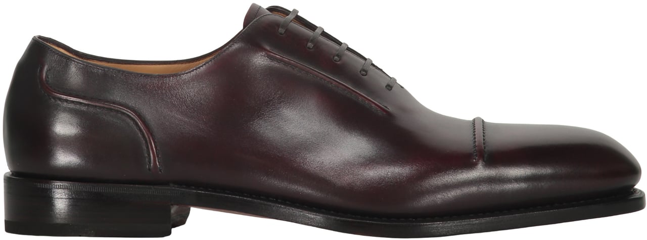 Ferragamo Leather lace-up shoes Paars