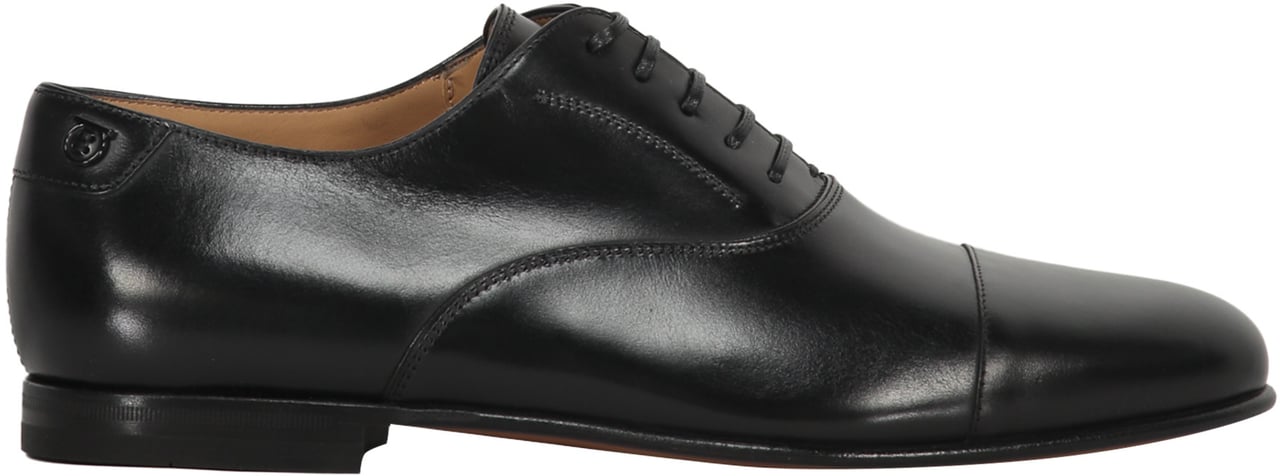 Ferragamo Leather lace-up shoes Zwart