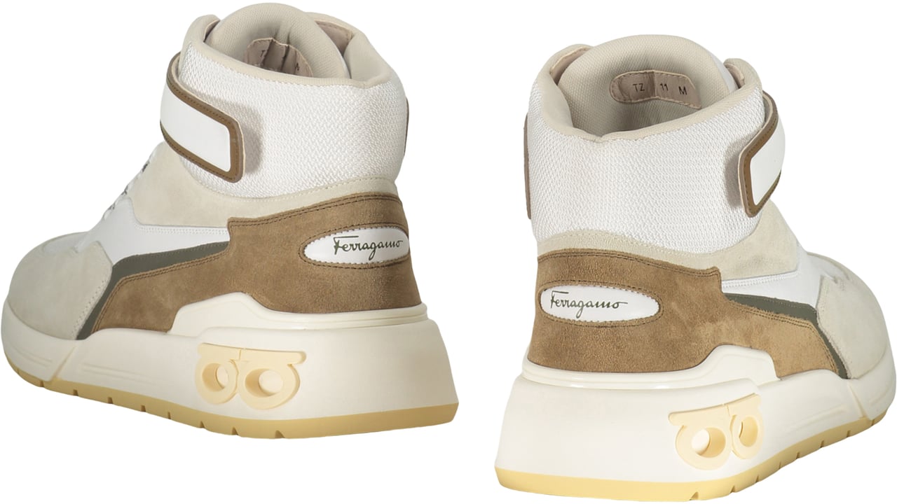 Ferragamo High-top sneakers Wit
