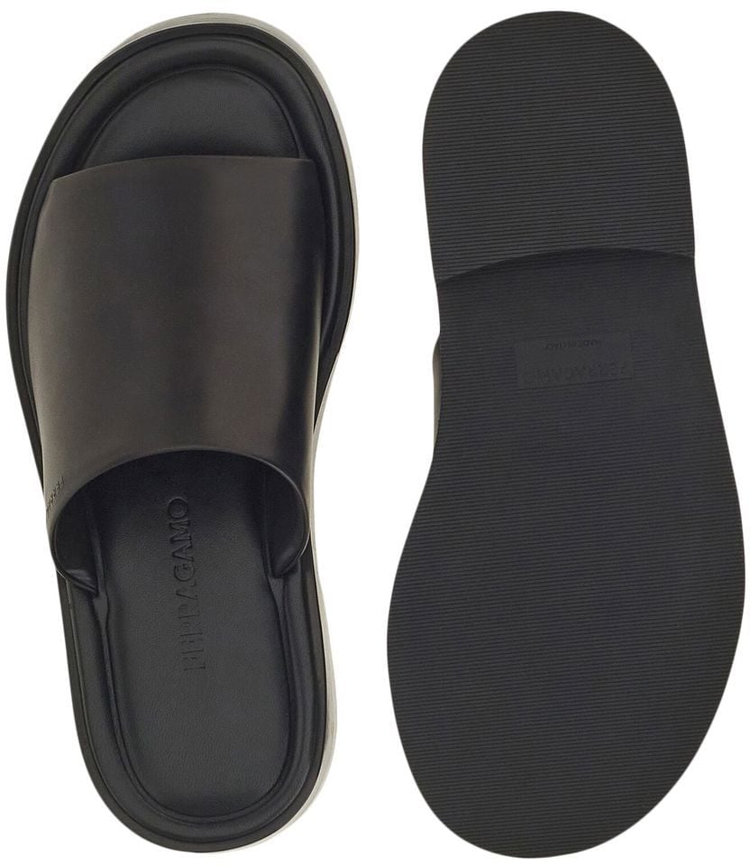 Ferragamo Sandals Black Zwart