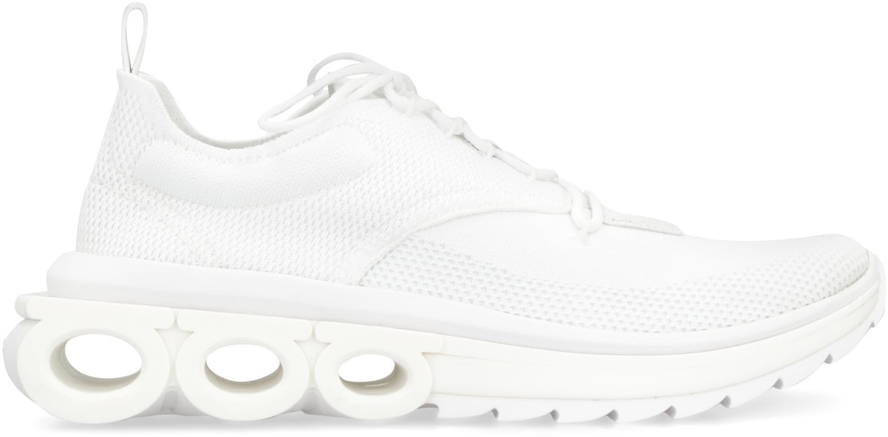 Ferragamo Fabric low-top sneakers Wit