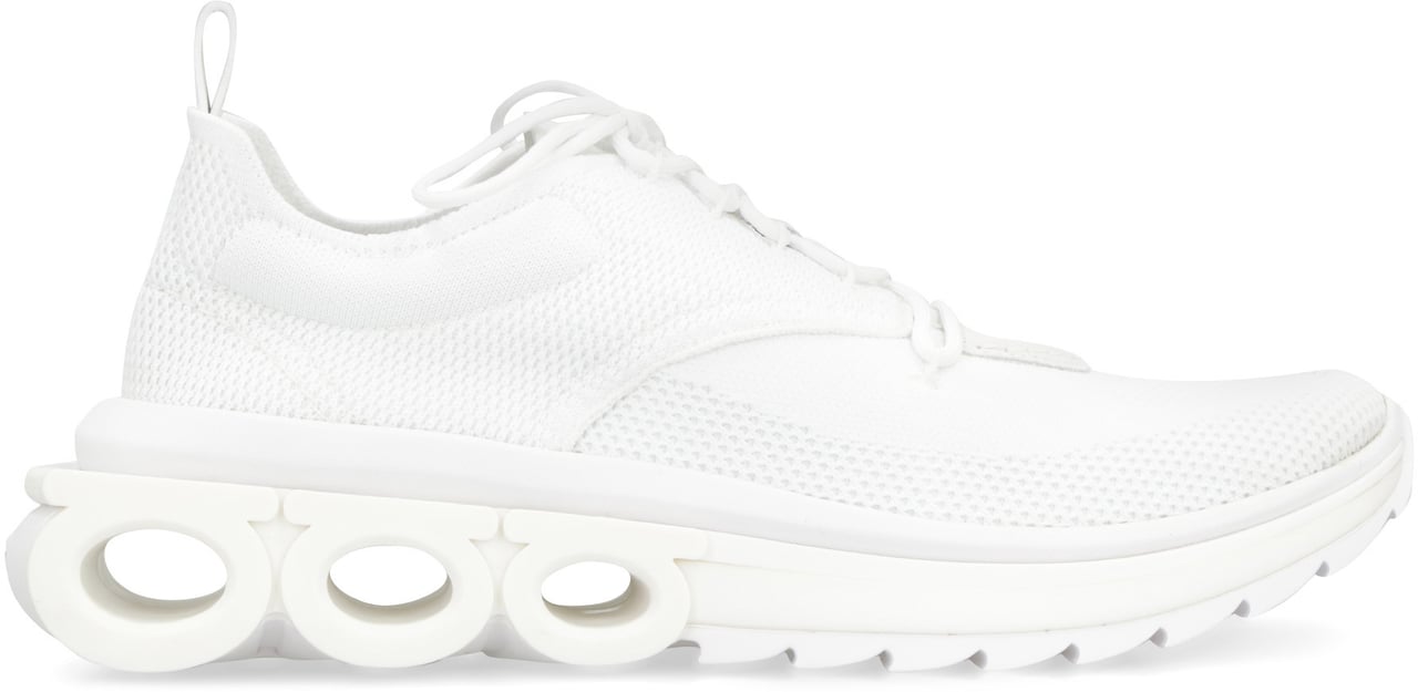 Ferragamo Fabric low-top sneakers Wit
