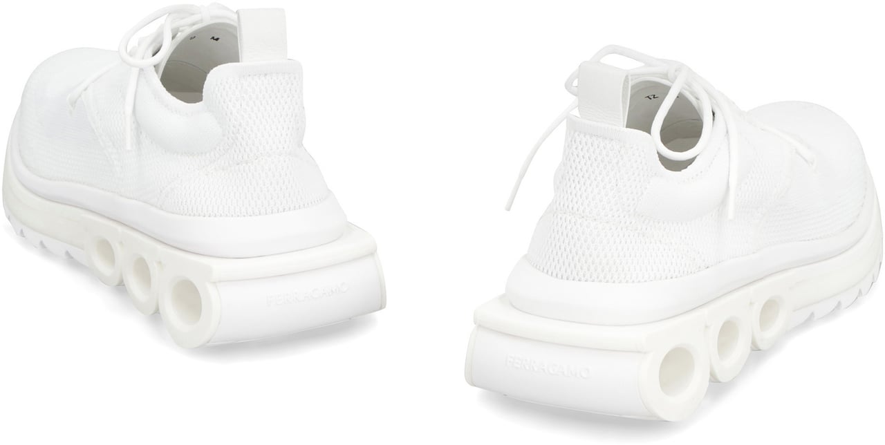 Ferragamo Fabric low-top sneakers Wit