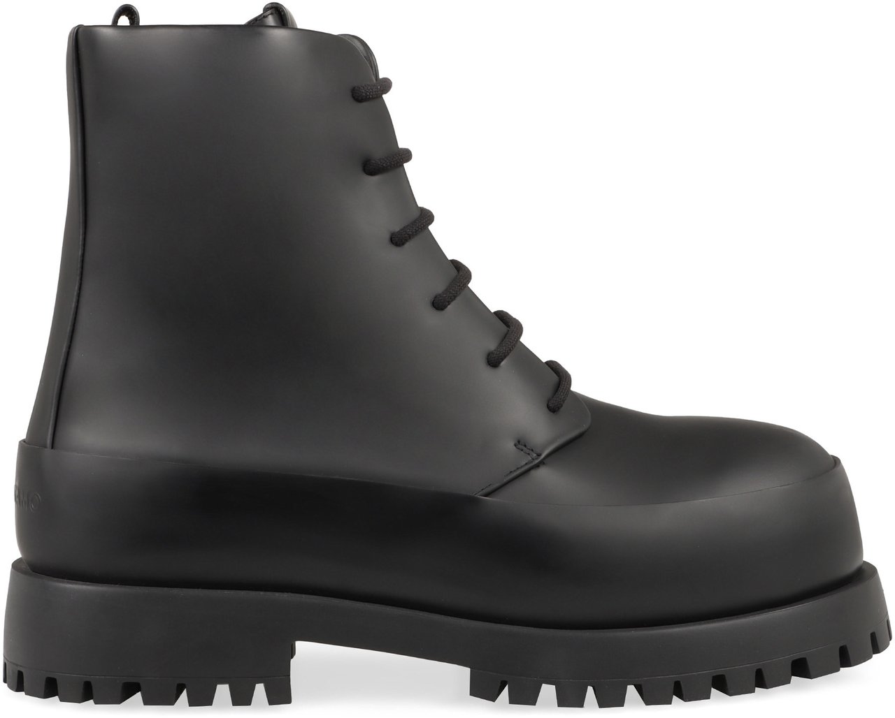 Ferragamo Fede leather ankle boots Zwart